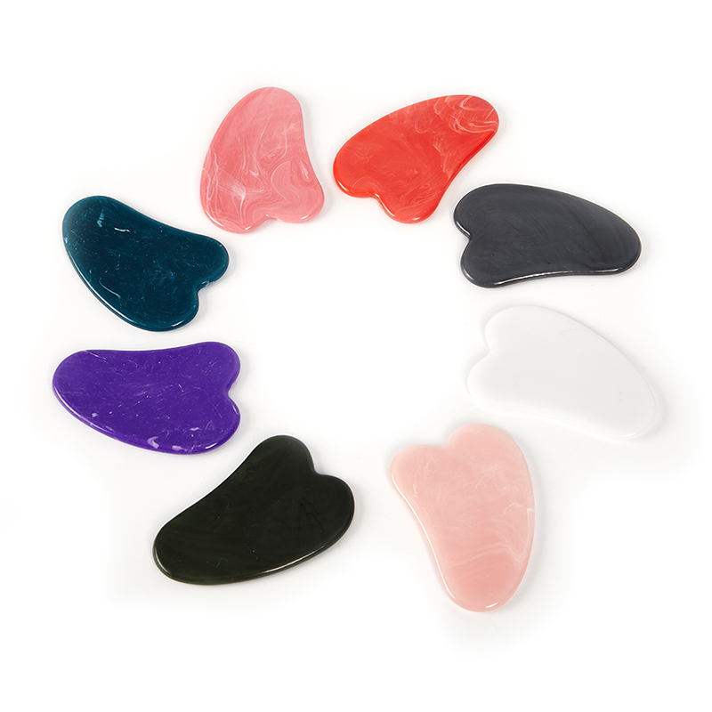 Gua Sha Tool Rose Quartz - 1 pz pietra di giada naturale