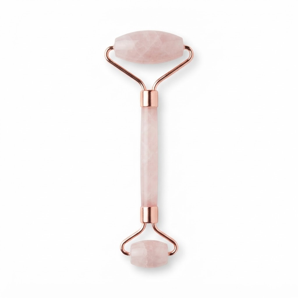 Gua Sha Tool Rose Quartz - Rullo per il viso in quarzo