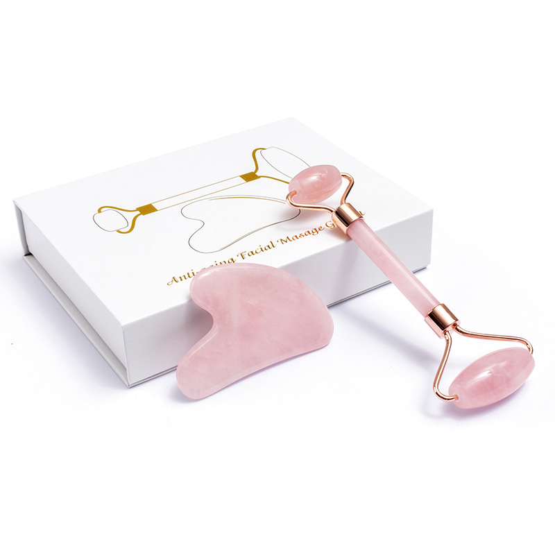 Rullo di giada al quarzo rosa  - Gua Sha Tool Rose Quartz recensione e prezzo