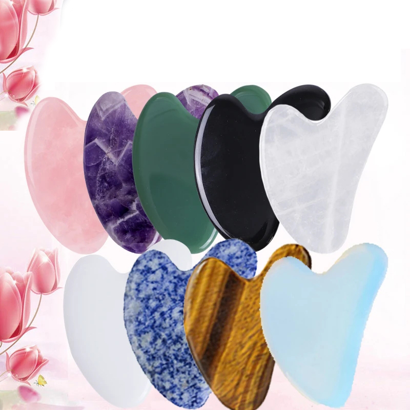 10 pz giada naturale Gua Sha S - Gua Sha Tool Rose Quartz recensione e prezzo